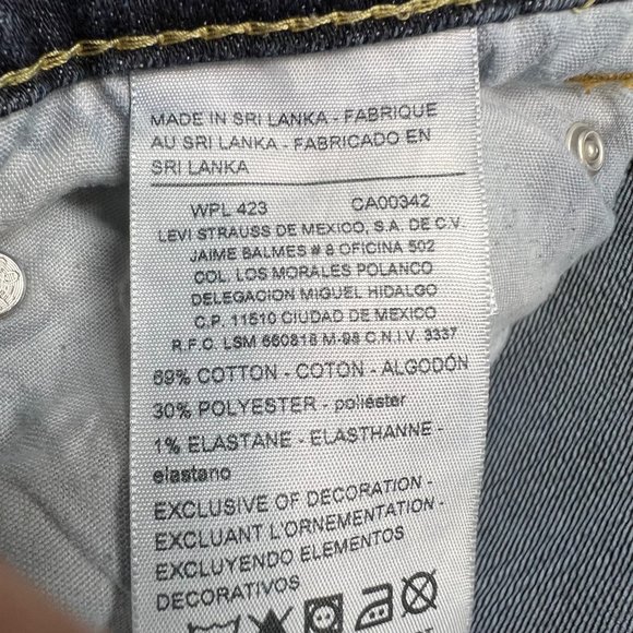 Levi's Denizen 216 Skinny Fit Denim Jeans Medium Wash Blue Mens Size 36 X 30 - Picture 11 of 13